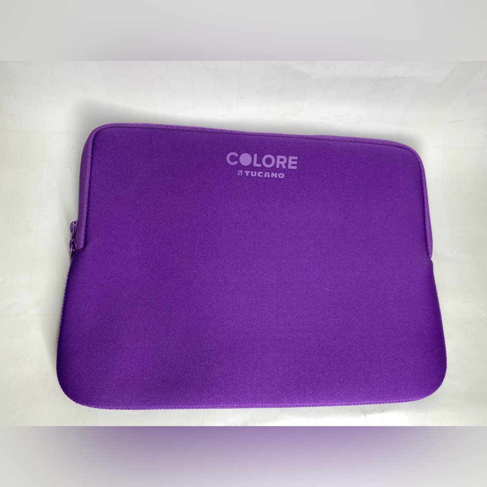 COLORE STUCANO PURPLE SECOND SKIN SLEEVE CARRYING CASE FOR NOTEBOOK 13" x 10"